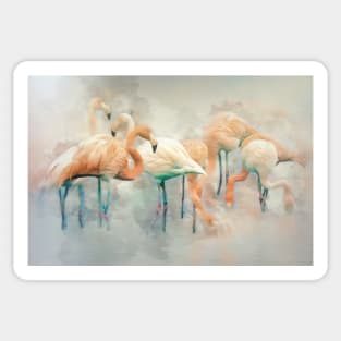 Flamingo Fantasy Sticker